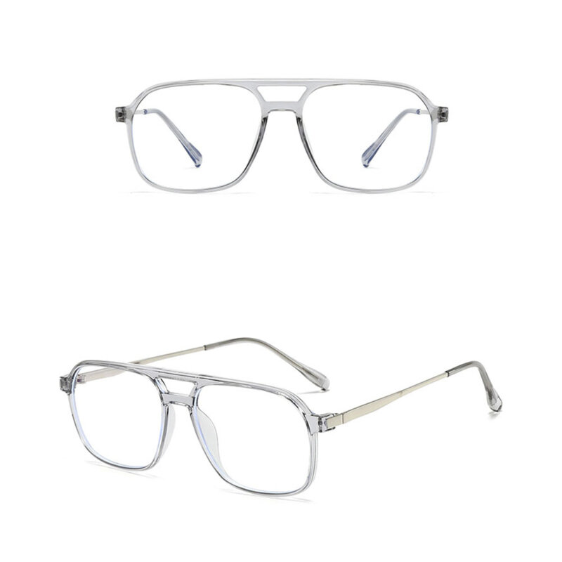 Ochelari antireflex unisex Techsuit, transparent/argintiu, 83092