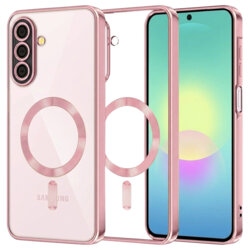 Husa premium Samsung Galaxy A27 5G Techsuit Luxury Crystal MagSafe, roz