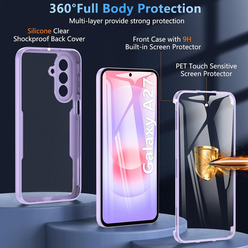 Husa 360° Samsung Galaxy A27 5G Techsuit ColorVerse, mov