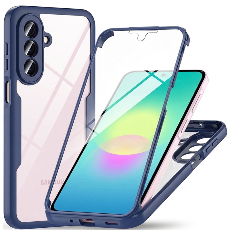 Husa 360° Samsung Galaxy A27 5G Techsuit ColorVerse, albastru