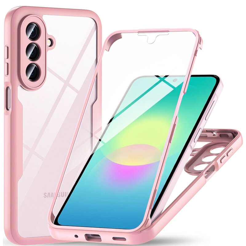 Husa 360° Samsung Galaxy A27 5G Techsuit ColorVerse, roz