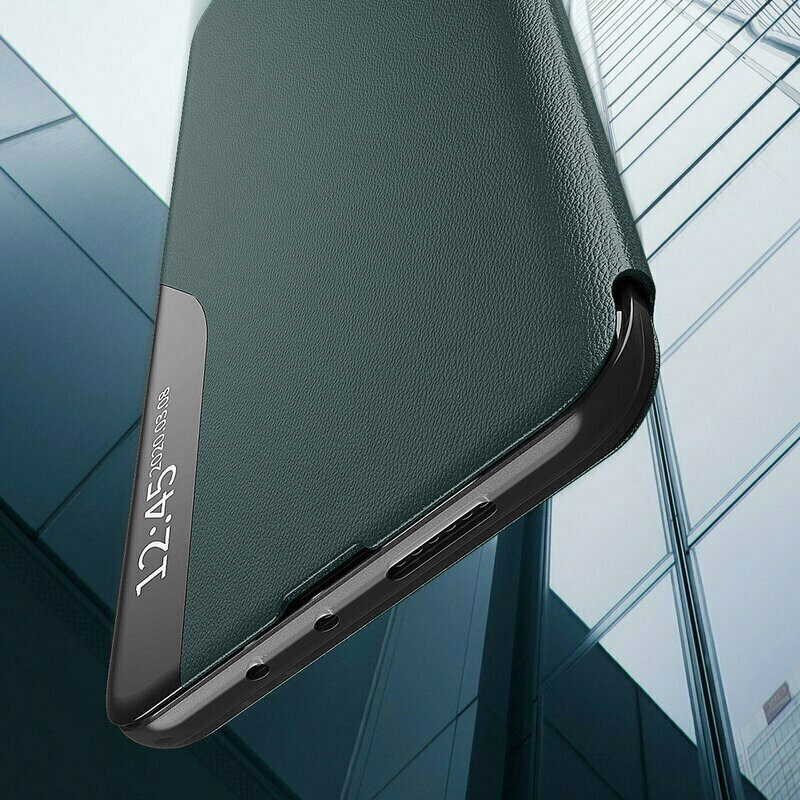 Husa Xiaomi 17T Eco Leather View flip tip carte, verde