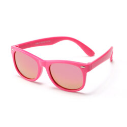 Ochelari de soare pentru copii Techsuit D802, roz / roz