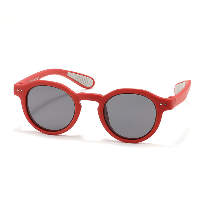 Ochelari de soare pentru copii, rotunzi Techsuit 8443, rosu