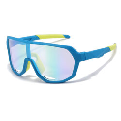 Ochelari sport pentru copii Techsuit 22312, bleu/galben