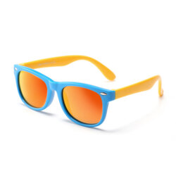 Ochelari de soare pentru copii Techsuit D802, albastru/galben/portocaliu