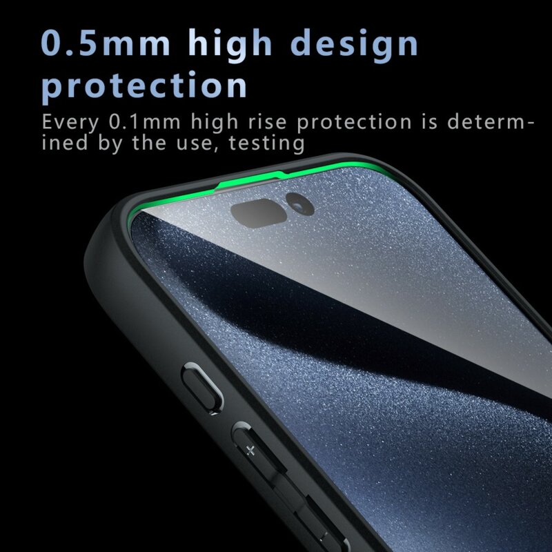 Husa iPhone 16 Pro Max Techsuit PureFrost MagSafe, negru frost