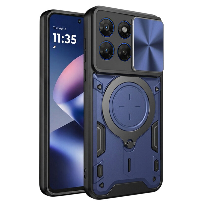 Husa Motorola Moto G47 Techsuit CamGuard Pro, albastru