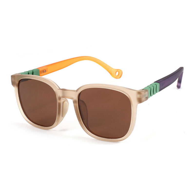 Ochelari de soare pentru copii Techsuit 9694, roz-multicolor