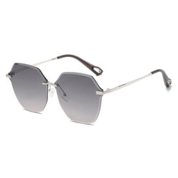 Ochelari supradimensionati femei Techsuit, gri, 8195