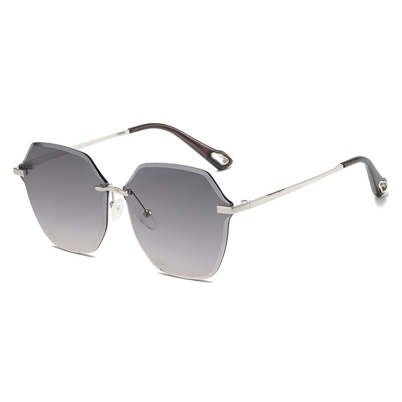 Ochelari supradimensionati femei Techsuit, gri, 8195