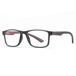 Ochelari lumina albastra cu protectie calculator Techsuit, negru rosu, F2388