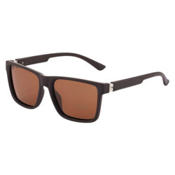 Ochelari polarizati barbatesti, forma patrata Techsuit 8506, maro mat