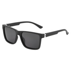 Ochelari polarizati barbatesti, forma patrata Techsuit 8506, negru mat
