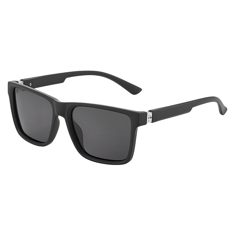 Ochelari polarizati barbatesti, forma patrata Techsuit 8506, negru mat