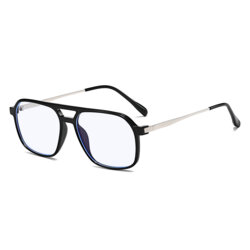 Ochelari antireflex unisex Techsuit, negru/argintiu, 83092
