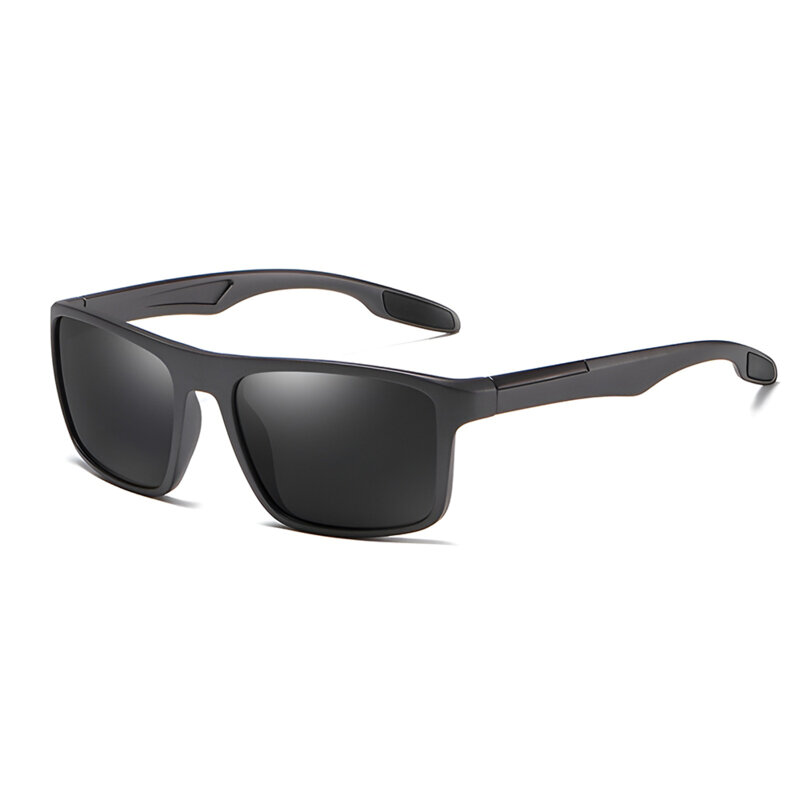 Ochelari soare barbati polarizati Techsuit, negru mat/gri, MM101