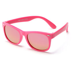 Ochelari de soare pentru copii Techsuit D802, roz / roz