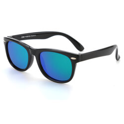 Ochelari de soare pentru copii Techsuit D802, negru / verde