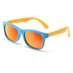Ochelari de soare pentru copii Techsuit D802, albastru/galben/portocaliu