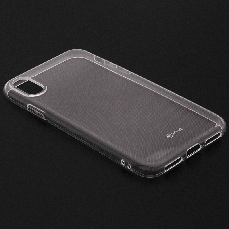 Husa iPhone XS Roar Colorful Jelly Case - Transparent 