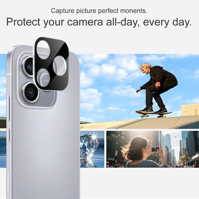 Folie camera Honor 600 Lite Techsuit Full Glass, negru
