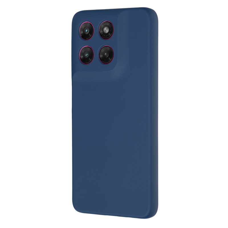 Husa silicon Motorola Moto G47 Techsuit SoftFlex, bleumarin
