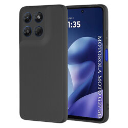 Husa silicon Motorola Moto G37 Techsuit SoftFlex, negru