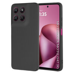 Husa silicon Motorola Moto G47 Techsuit SoftFlex, negru