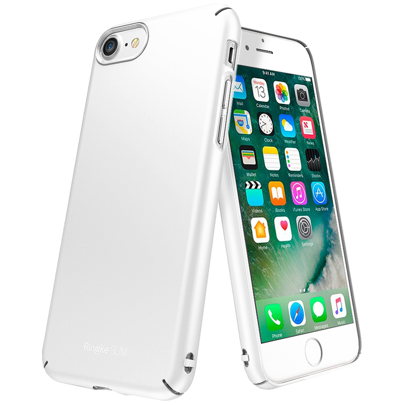 Husa iPhone 8 Ringke Slim - Frost White