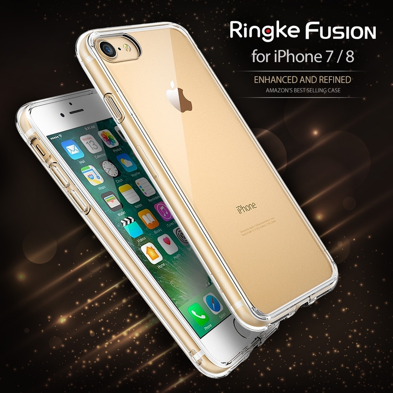 Husa iPhone 7 Ringke Fusion - Ink Black