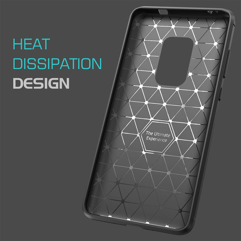 Husa Huawei Mate 20 X Techsuit Carbon Silicone, negru