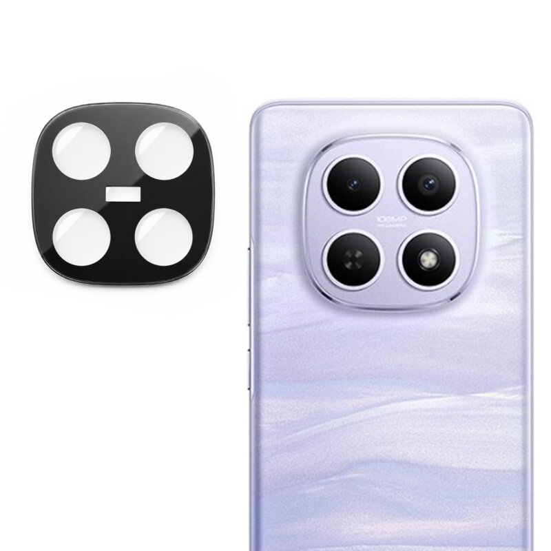 Folie camera Xiaomi Redmi Note 15 5G Techsuit Full Glass, negru
