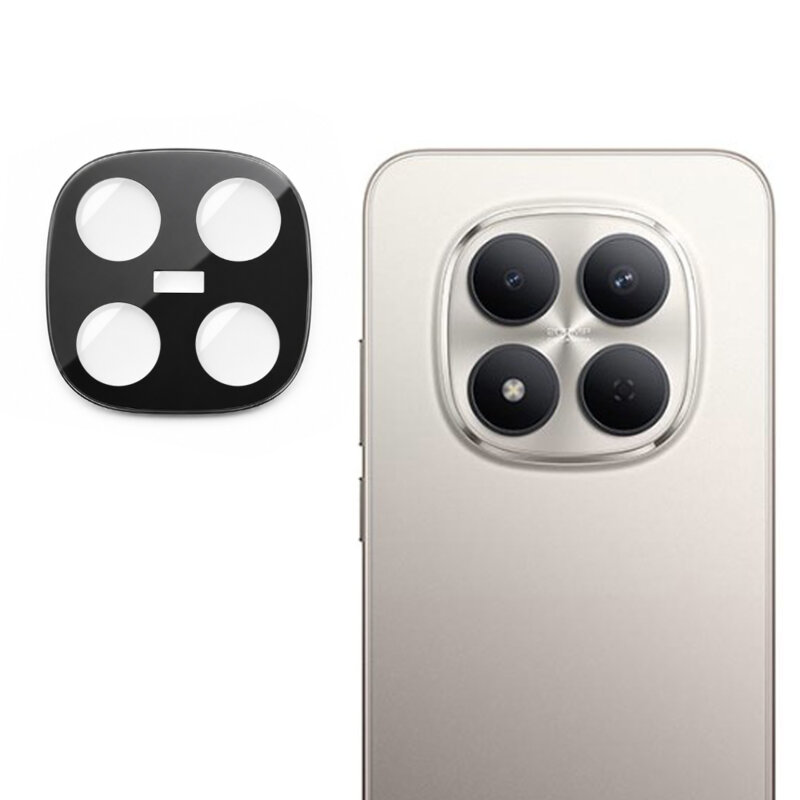 Folie camera Xiaomi Redmi Note 15 Pro 5G Techsuit Full Glass, negru