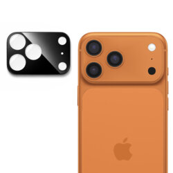 Folie camera iPhone 17 Pro Max Techsuit Full Glass, negru