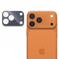Folie camera iPhone 17 Pro Max Techsuit Full Glass, bleumarin