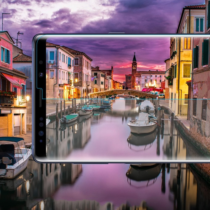 Folie Protectie FullCover Samsung Galaxy Note 9 Ringke Dual Easy(2 Pack) - Clear