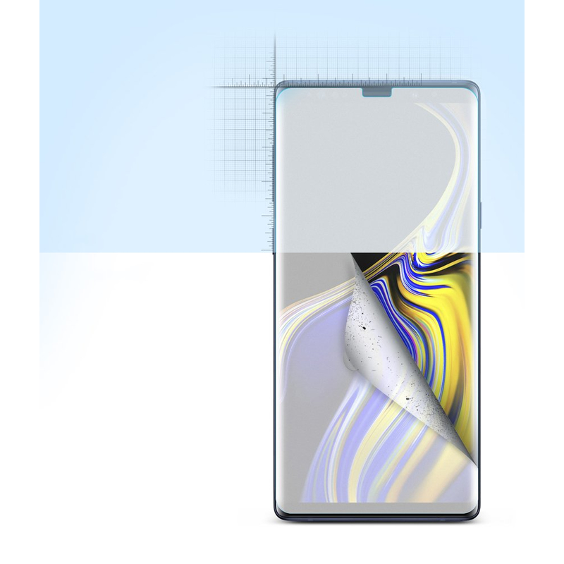 Folie Protectie FullCover Samsung Galaxy Note 9 Ringke Dual Easy(2 Pack) - Clear
