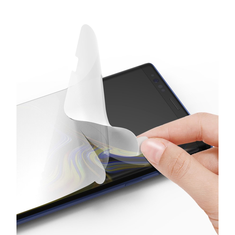 Folie Protectie FullCover Samsung Galaxy Note 9 Ringke Dual Easy(2 Pack) - Clear