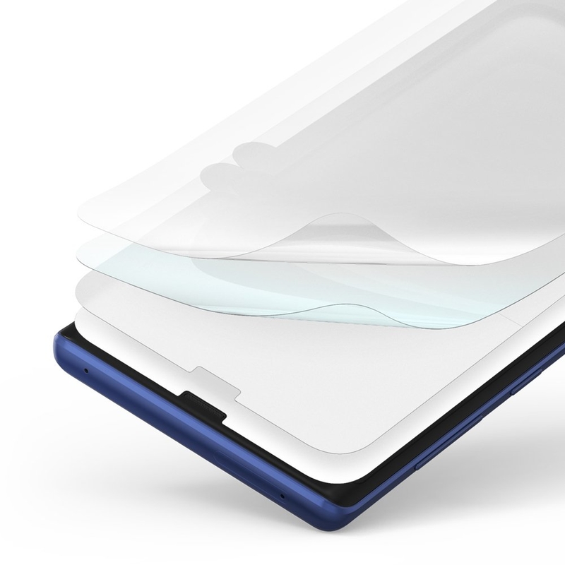 Folie Protectie FullCover Samsung Galaxy Note 9 Ringke Dual Easy(2 Pack) - Clear