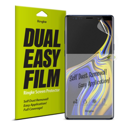 Folie Protectie FullCover Samsung Galaxy Note 9 Ringke Dual Easy(2 Pack) - Clear