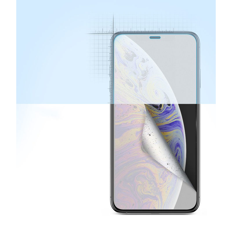 Folie Protectie FullCover iPhone X, iPhone 10 Ringke Dual Easy (2 Pack) - Clear