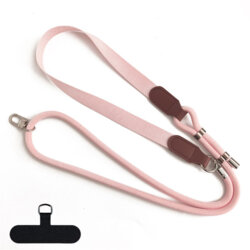 Snur, lanyard pentru telefon Techsuit UrbanLoop TLN7P, roz
