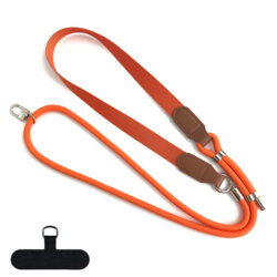 Snur, lanyard pentru telefon Techsuit UrbanLoop TLN9O, portocaliu inchis