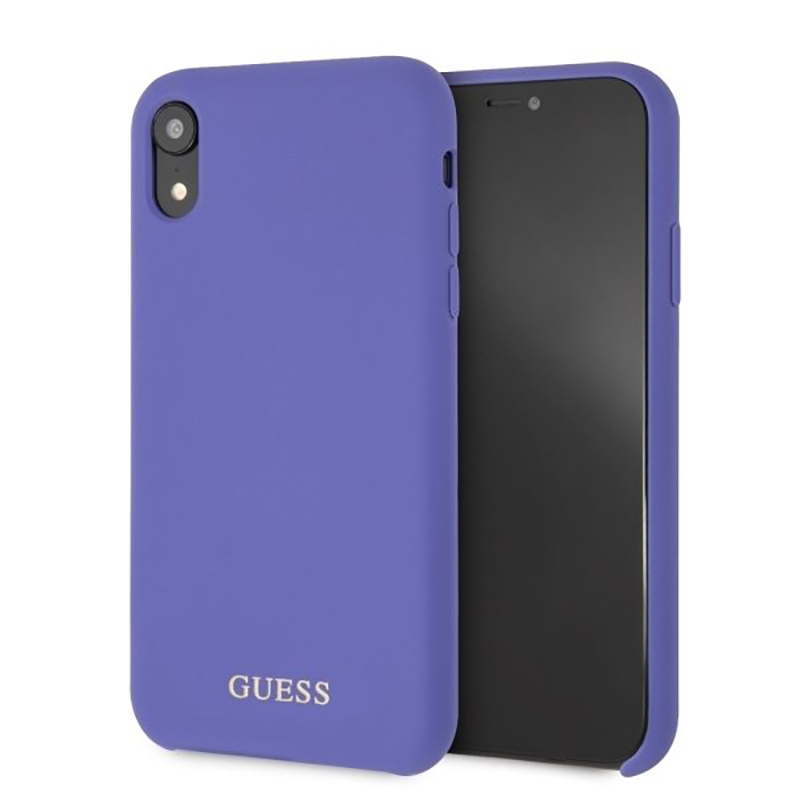 Bumper iPhone XR Guess Silicone - Violet GUHCI61LSGLUV