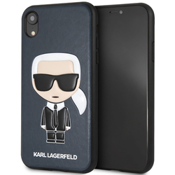 Bumper iPhone XR Karl Lagerfeld Iconic KLHCI61IKPUBL- Blue