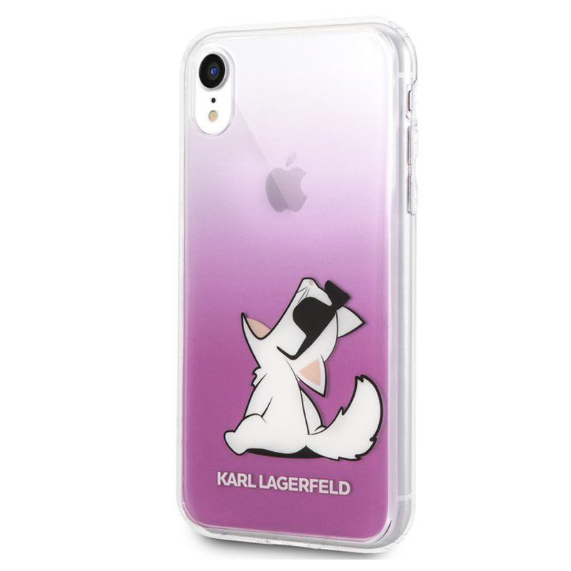Bumper iPhone XR Karl Lagerfeld Choupette Fun - Roz KLHCI61CFNRCPI