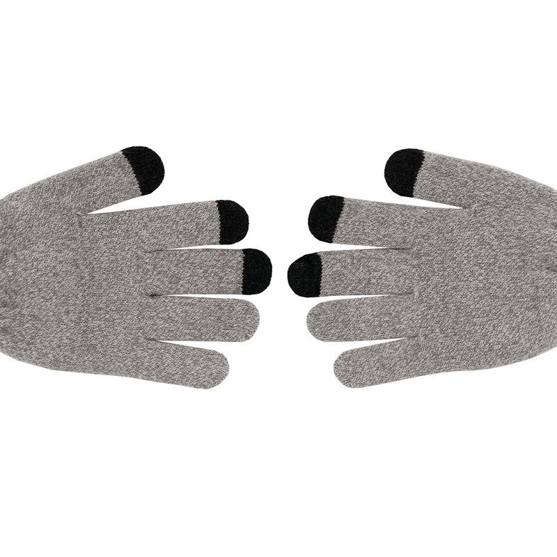 Manusi touchscreen barbati, Acrylic Fiber, acrilic, alb