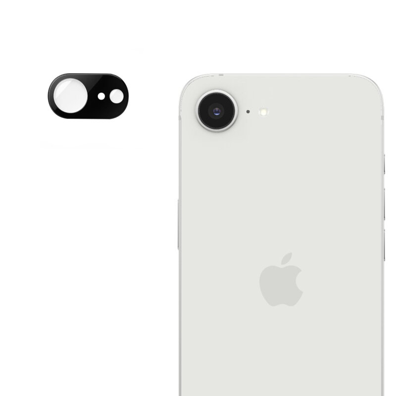 Folie camera iPhone 17e Techsuit Full Glass, negru