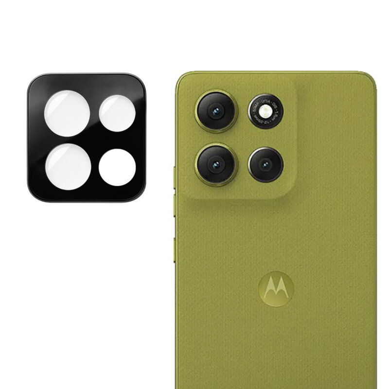 Folie camera Motorola Moto G86 Power Techsuit Full Glass, negru